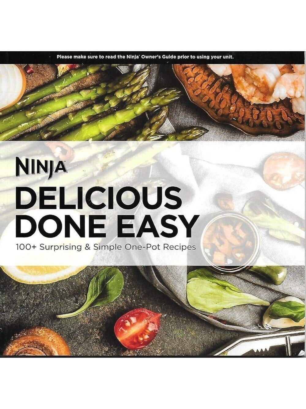 Ninja Delicious Done Easy Paperback Book